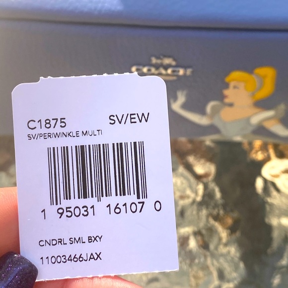 Disney X Coach Boxy Cosmetic Case With Cinderella - Picture 4 of 17